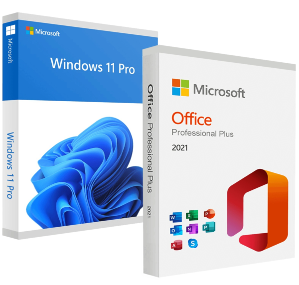 WINDOWS 11 PRO + OFFICE 2021 PROFESSIONAL PLUS BUNDLE