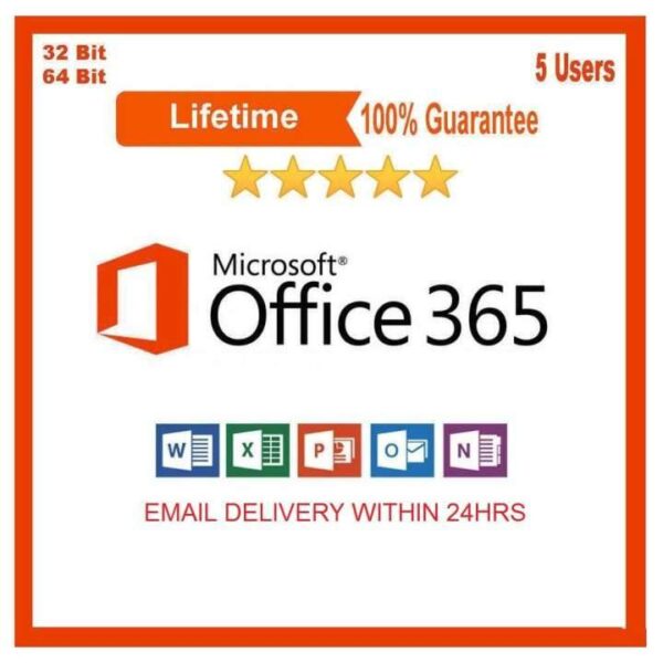 Office 365 Pro Plus Account 5 PC Lifetime