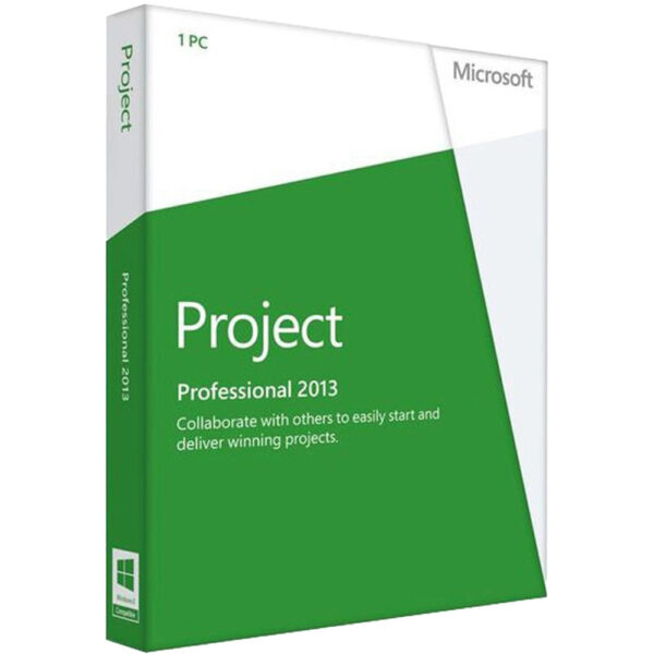 Project Professional 2013 Retail 5 Users Product key