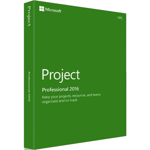 Project Professional 2016 License 1 User Bind Product Key