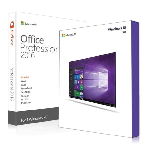 Windows 10 Pro + Office 2016 Professional Plus