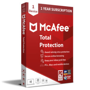 McAfee Total Protection 2019 - Unlimited Devices 1 Year - Global Key